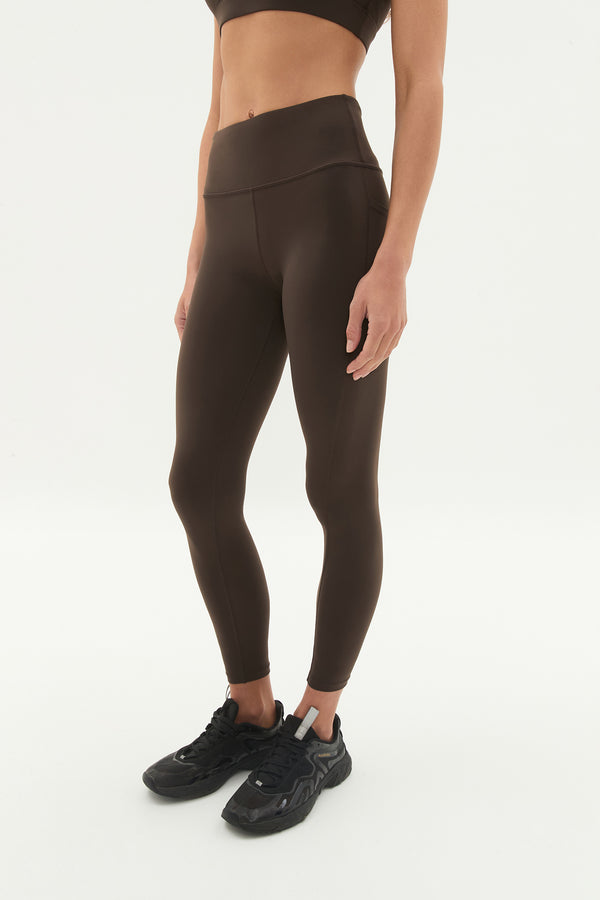 Aje Studio Full Length Legging 214 Chocolate
