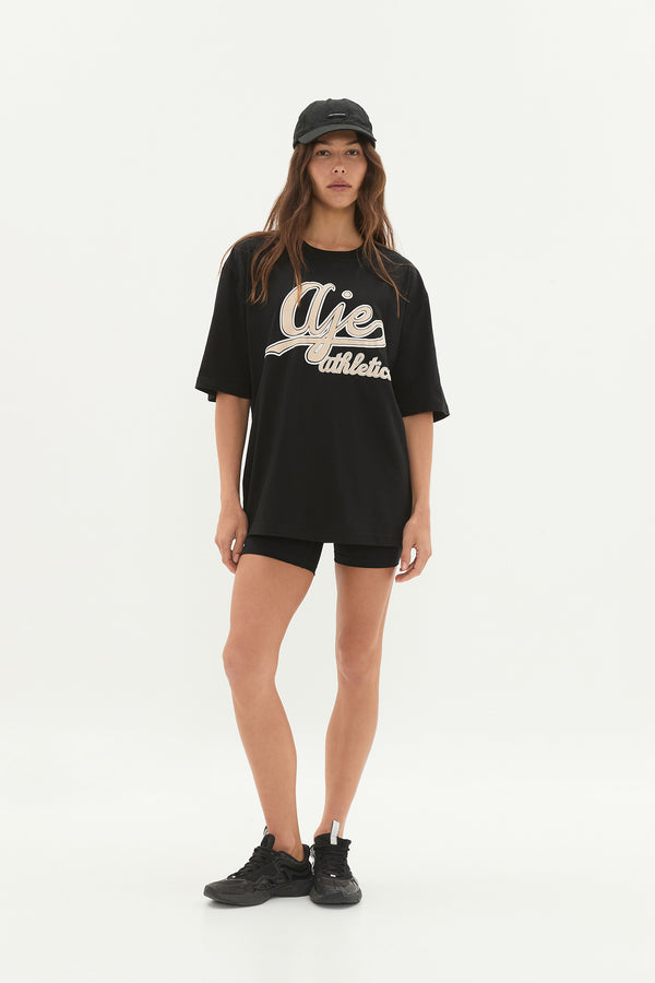 Aje Varsity Logo Tee 102 Black