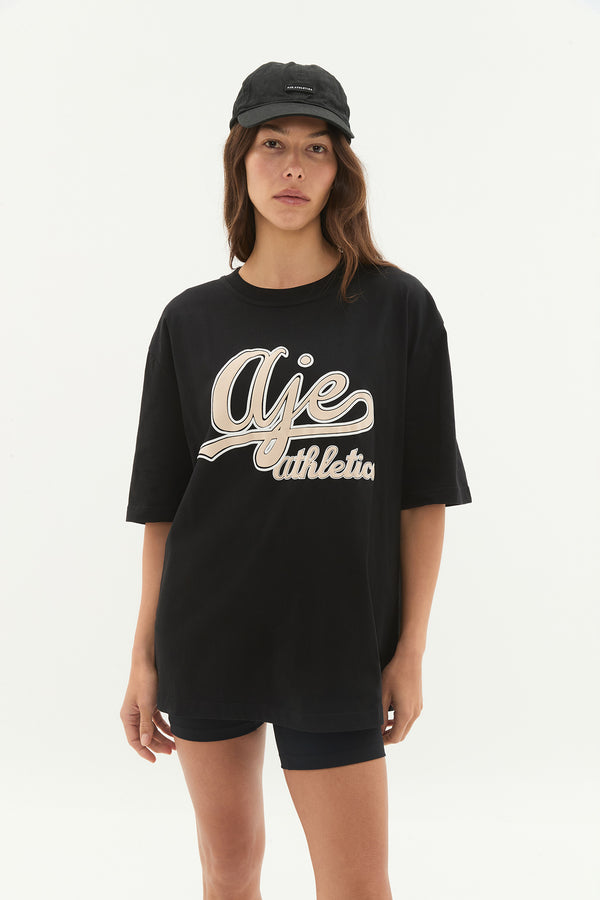 Aje Varsity Logo Tee 102 Black