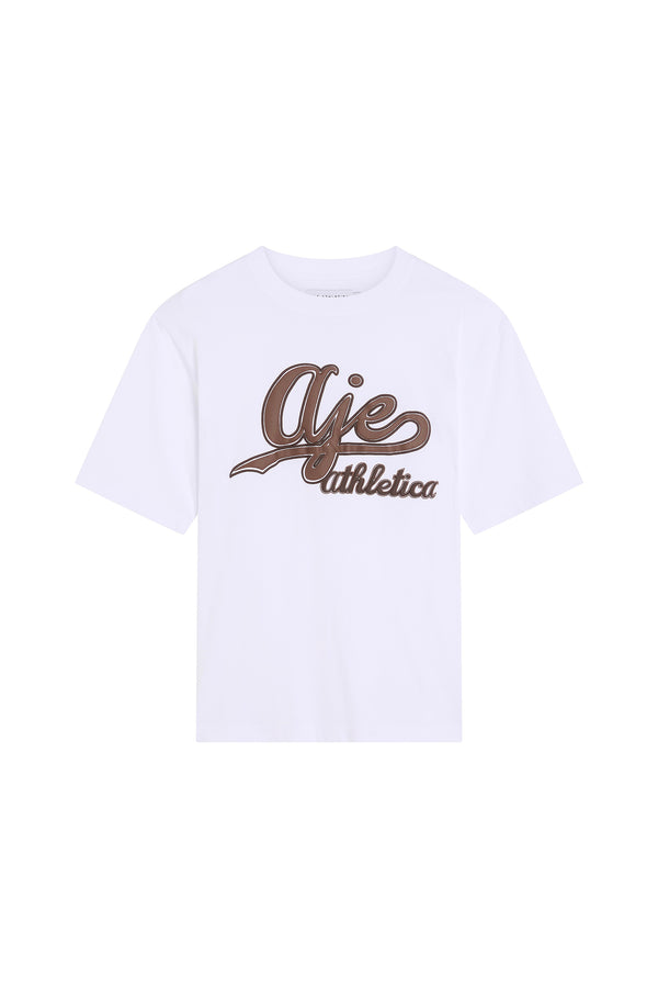 Aje Varsity Logo Tee 102 White