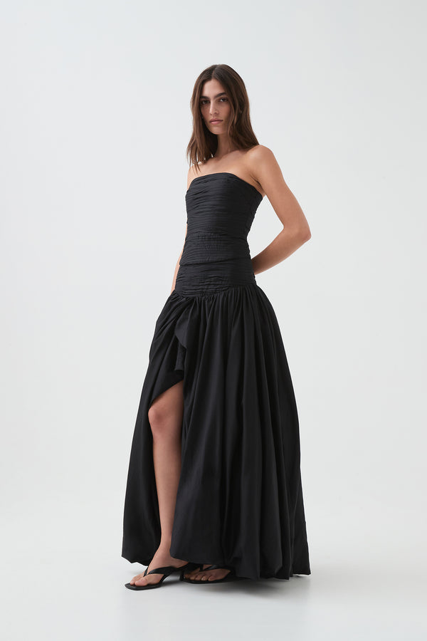 Aje Violette Bubble Skirt Black