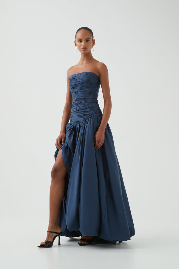 Aje Violette Bubble Skirt Slate
