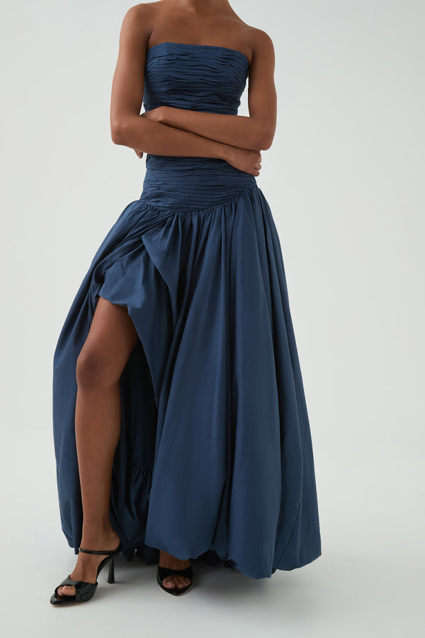 Aje Violette Bubble Skirt Slate