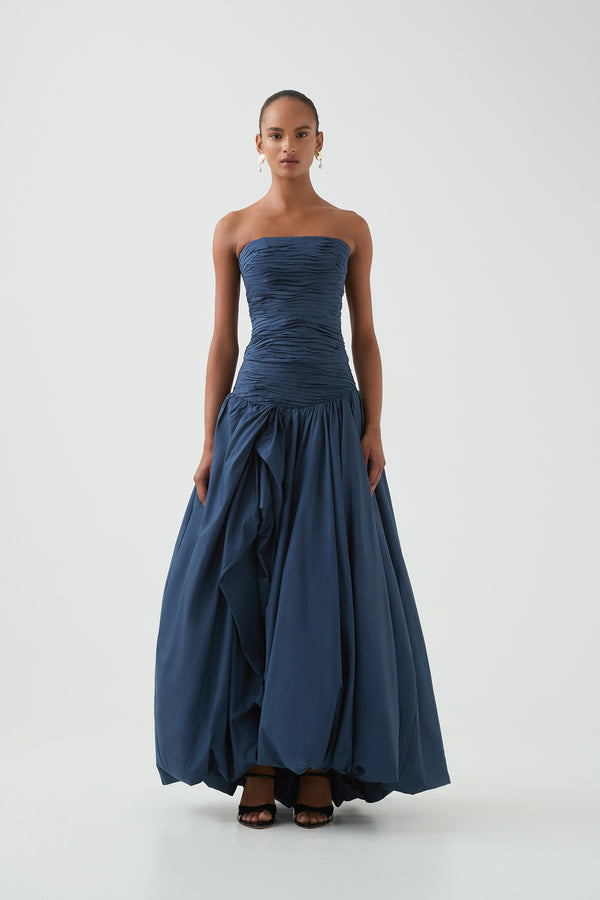 aje Violette Bubble Skirt Slate