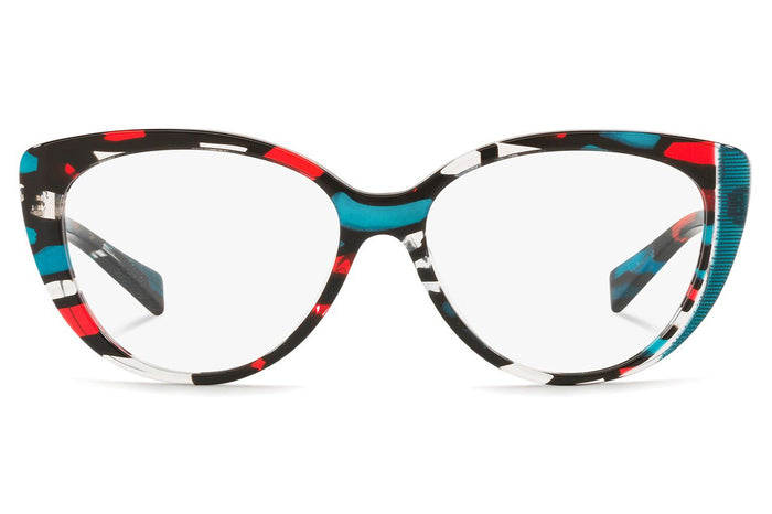 alain mikli A03084 Red Teal/Petrol