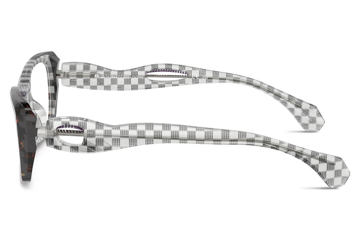 Alain Mikli A03522 Damier Black White/Brown/Purple