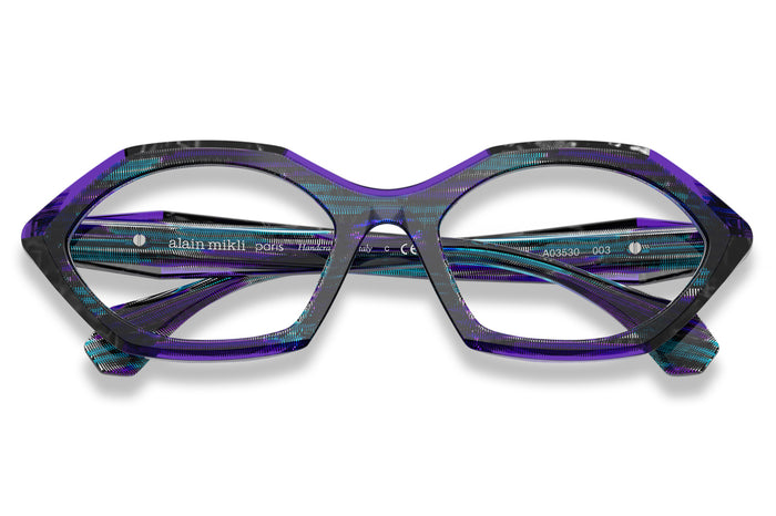 Alain Mikli A03530 Cyberpunk/Purple/Noir Nacre