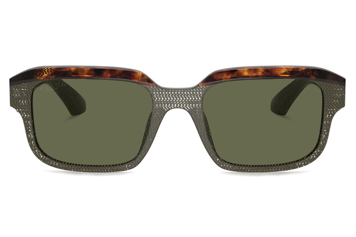 alain mikli A05507 Pointille Green/Brown Havana
