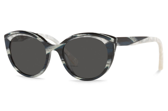 Alain Mikli Elinetta (A05066) Metallic Blue Horn/Black Mikli