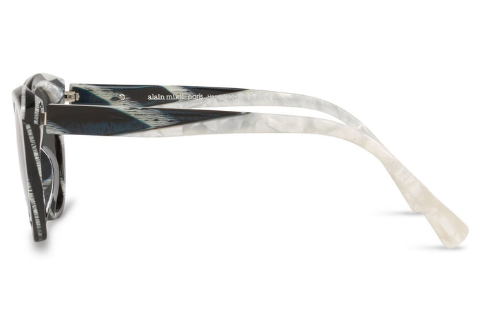 Alain Mikli Elinetta (A05066) Metallic Blue Horn/Black Mikli