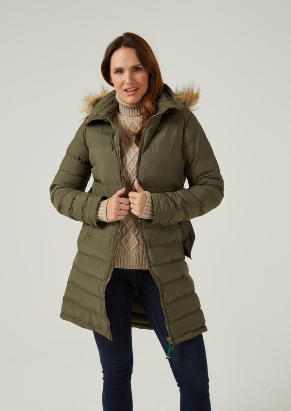 Alan Paine Calsall Ladies Olive Jacket - Regular Fit