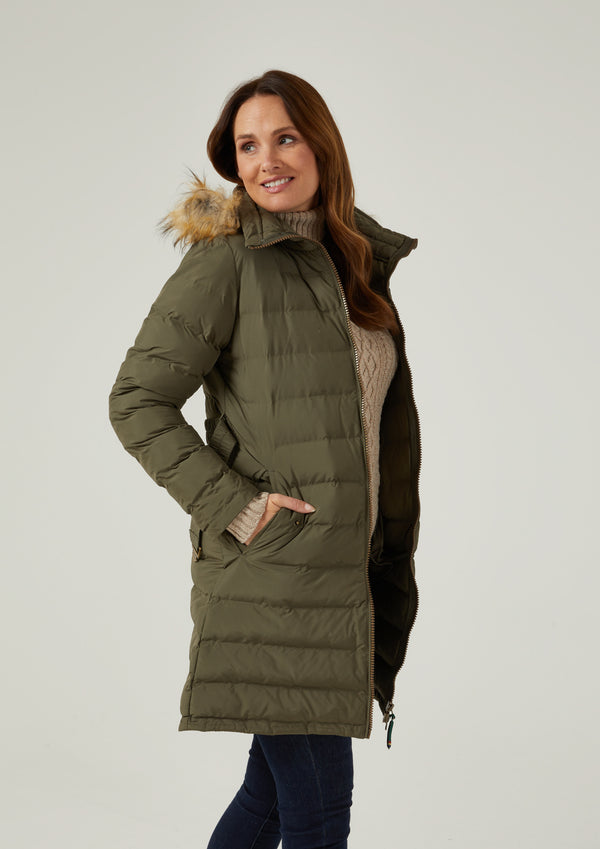 alan paine Calsall Ladies Olive Jacket - Regular Fit
