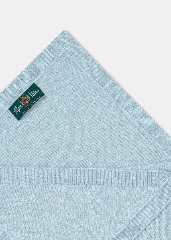 Alan Paine Cashmere Baby Blanket - Baby Blue