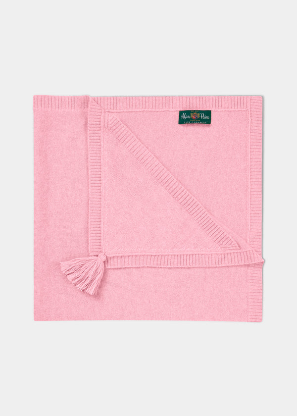 alan paine Cashmere Baby Blanket - Pink