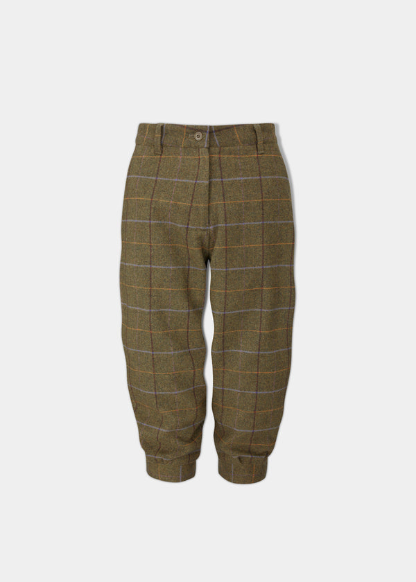 alan paine Combrook Ladies Tweed Breeks In Hazel