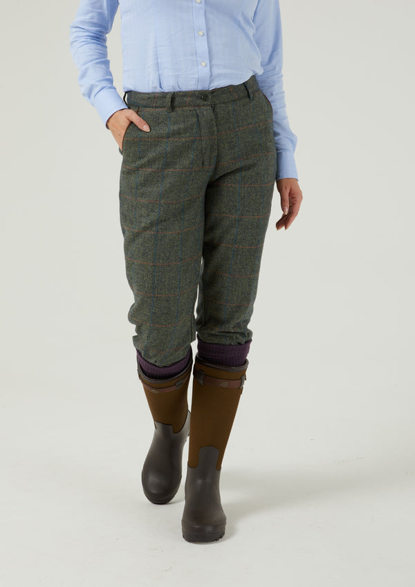 Alan Paine Combrook Ladies Tweed Breeks In Heath