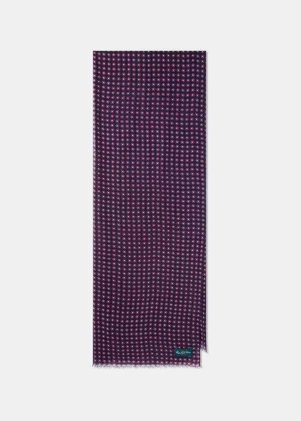 alan paine Farnley Small Circle Scarf In Pink