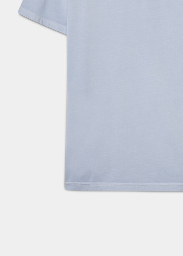 Alan Paine Fritton Pique Polo Shirt In Light Blue