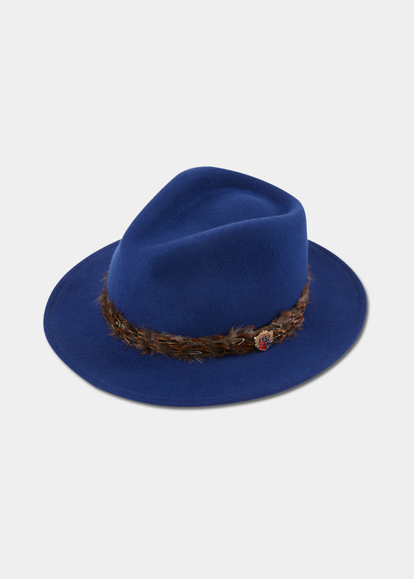 alan paine Richmond Ladies Fedora In Blue