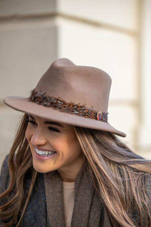 Alan Paine Richmond Ladies Fedora In Mink
