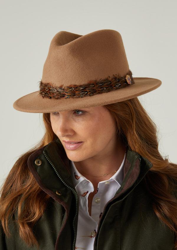 Alan Paine Richmond Ladies Fedora In Mink
