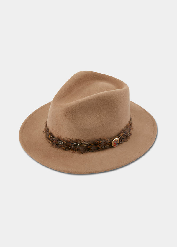 alan paine Richmond Ladies Fedora In Mink
