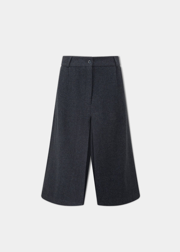 alan paine Surrey Ladies Tweed Culottes In Blue alan paine Surrey Ladies Tweed Culottes In Blue