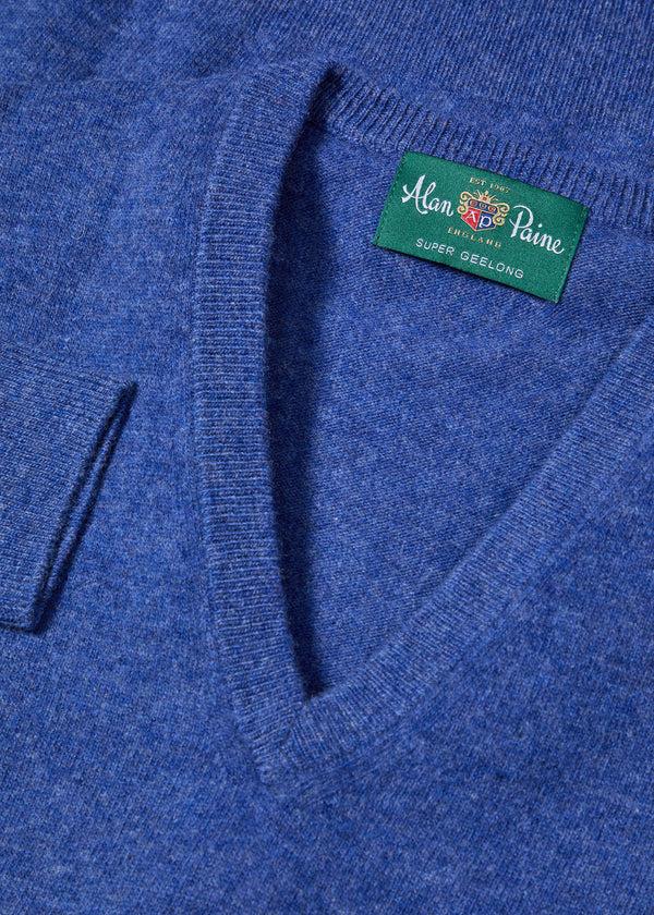 Alan Paine Albury Geelong Wool Jumper In Ullswater - Regular Fit