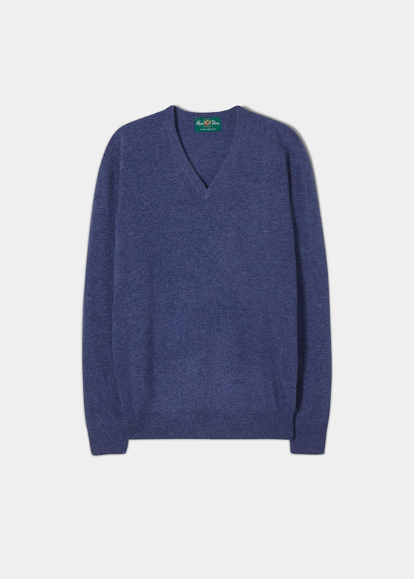 alan paine Albury Geelong Wool Jumper in Ullswater - Regular Fit