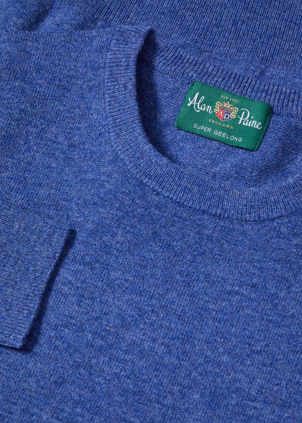 Alan Paine Brisbane Geelong Wool Jumper In Ullswater - Regular Fit