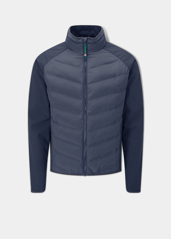alan paine Calsall Men's Hybrid Jacket In Navy - Regular Fit