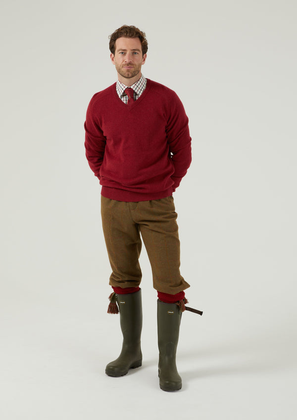 Alan Paine Combrook Men's Tweed Shooting Breeks In Hawthorn