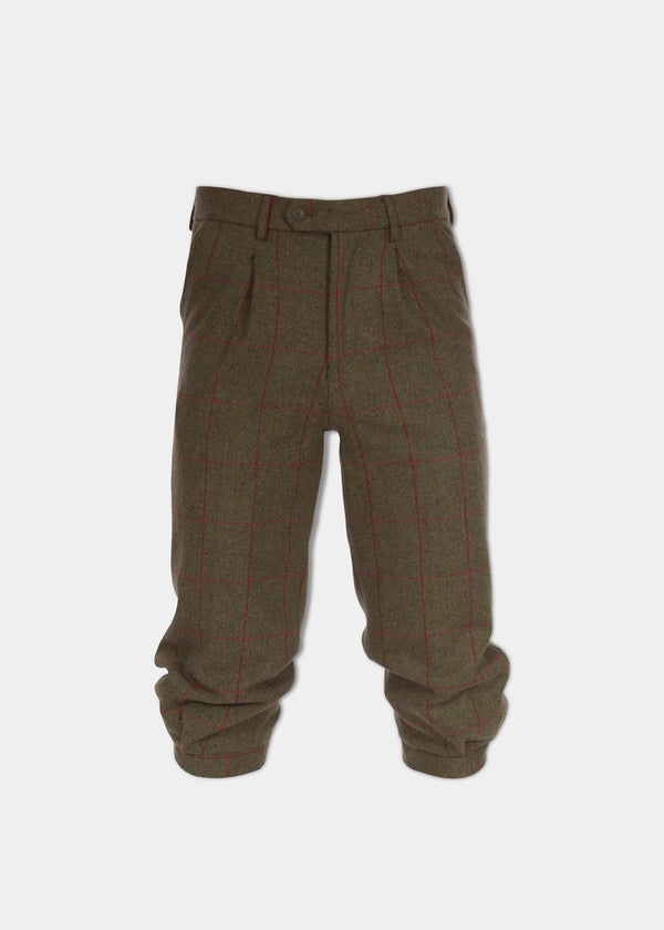 alan paine Combrook Men's Tweed Shooting Breeks In Sage