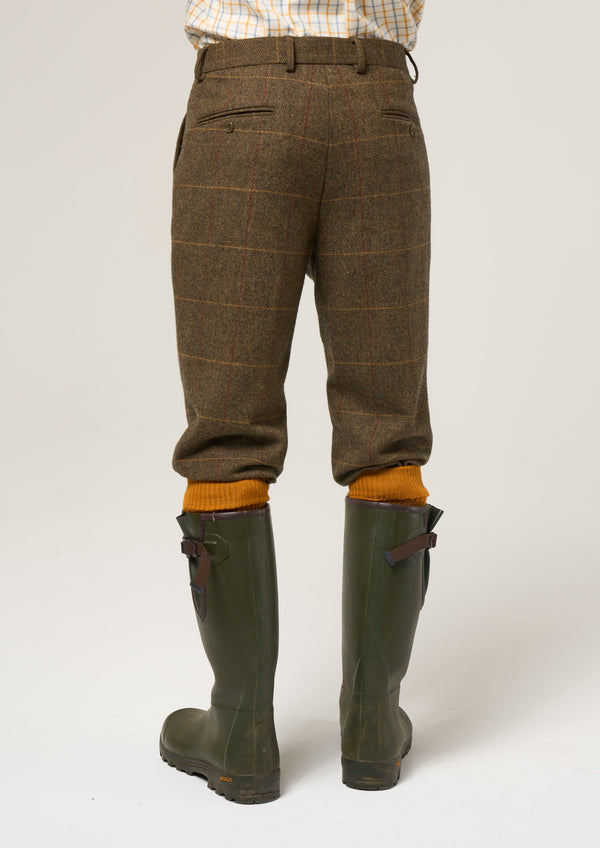 Alan Paine Combrook Men's Tweed Shooting Breeks In Teak