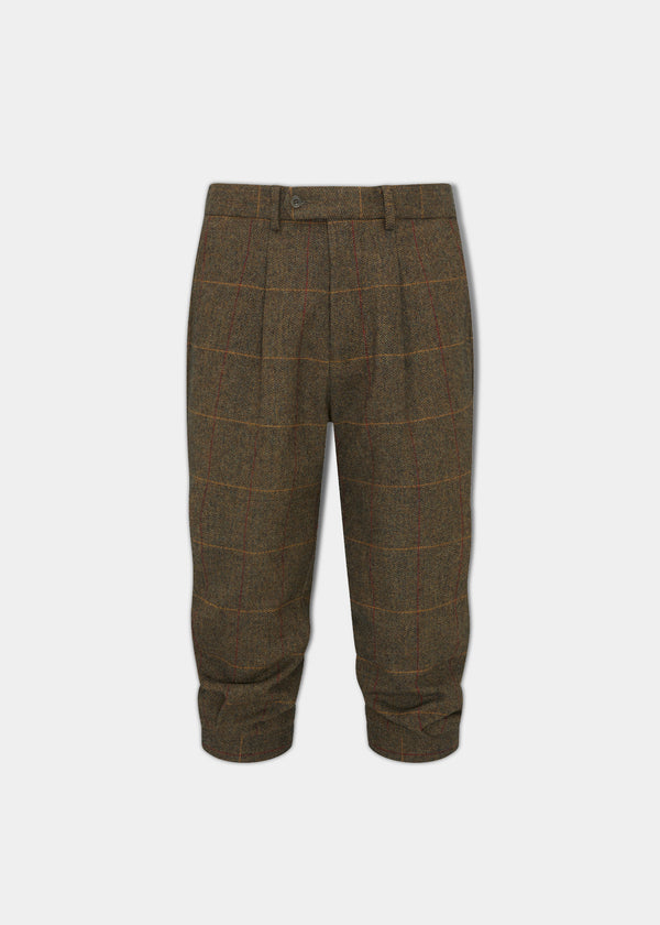 alan paine Combrook Men's Tweed Shooting Breeks In Teak