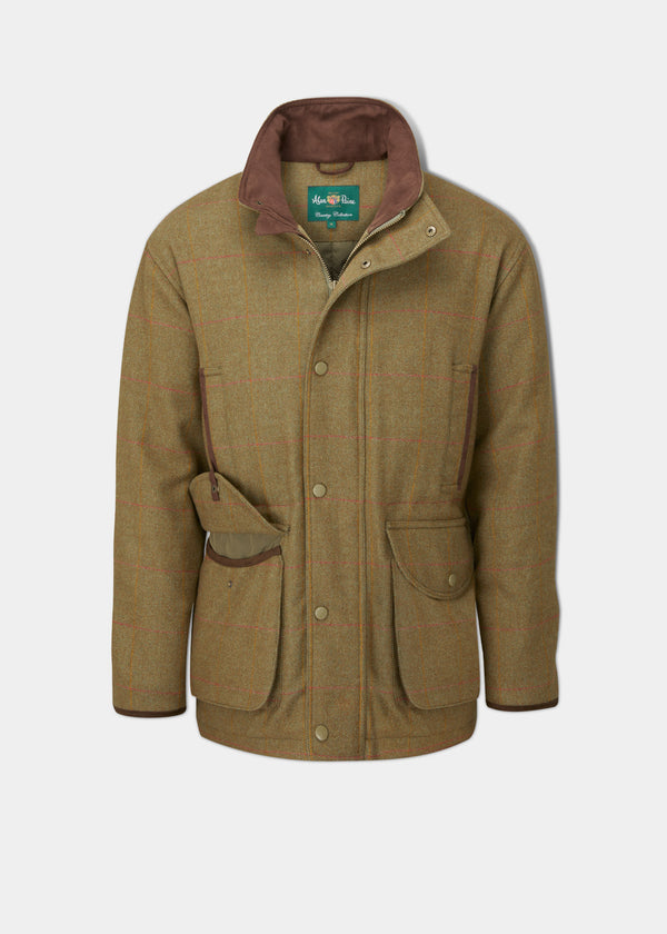 alan paine Combrook Men's Tweed Shooting Field Coat In Hawthorn - Shooting Fit
