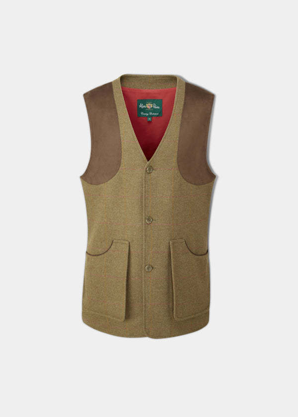 alan paine Combrook Men's Tweed Shooting Waistcoat in Hawthorn - Shooting Fit