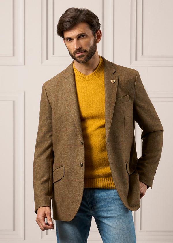 Alan Paine Combrook Men's Tweed Sports Blazer In Hawthorn - Regular Fit