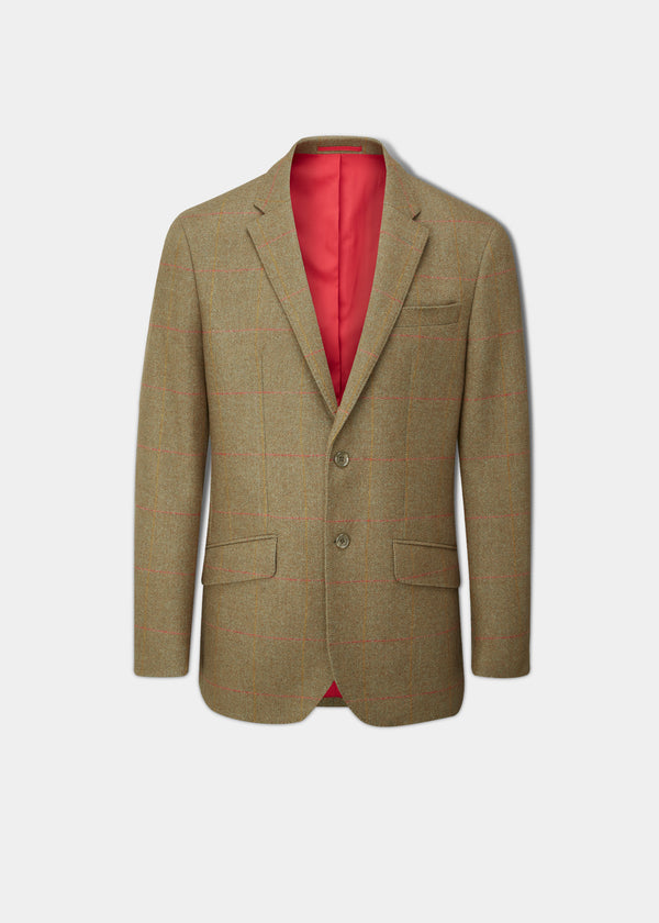 alan paine Combrook Men's Tweed Sports Blazer In Hawthorn - Regular Fit
