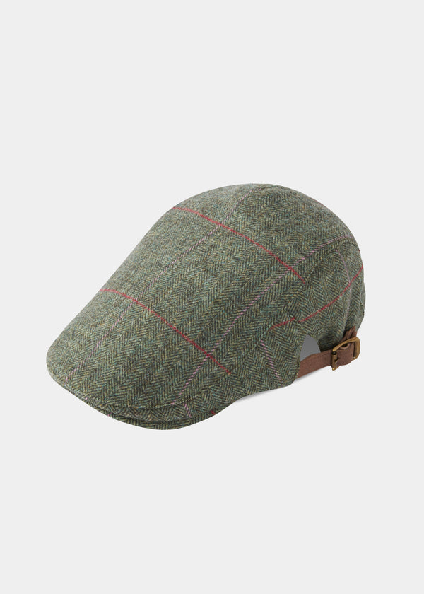 alan paine Combrook Unisex Tweed Country Cap In Heath
