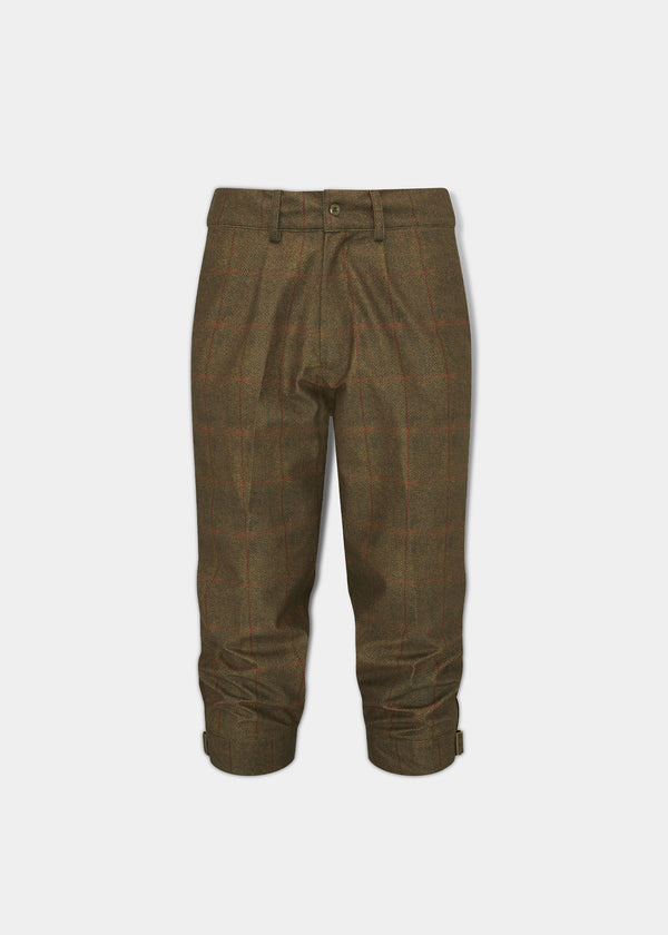 alan paine Didsmere Men's Technical Tweed Breeks In Oak - Regular Fit