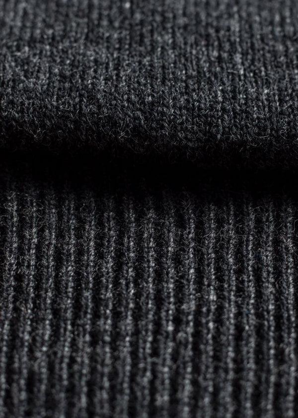 Alan Paine Hampshire Men's Lambswool Jumper In Charcoal - Classic Fit