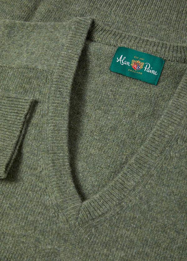 Alan Paine Kilsyth Men's Lambswool Jumper In Landscape - Regular Fit