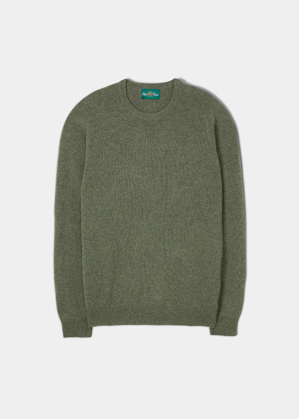 alan paine Lenzie Men's Lambswool Jumper In Landscape - Regular Fit