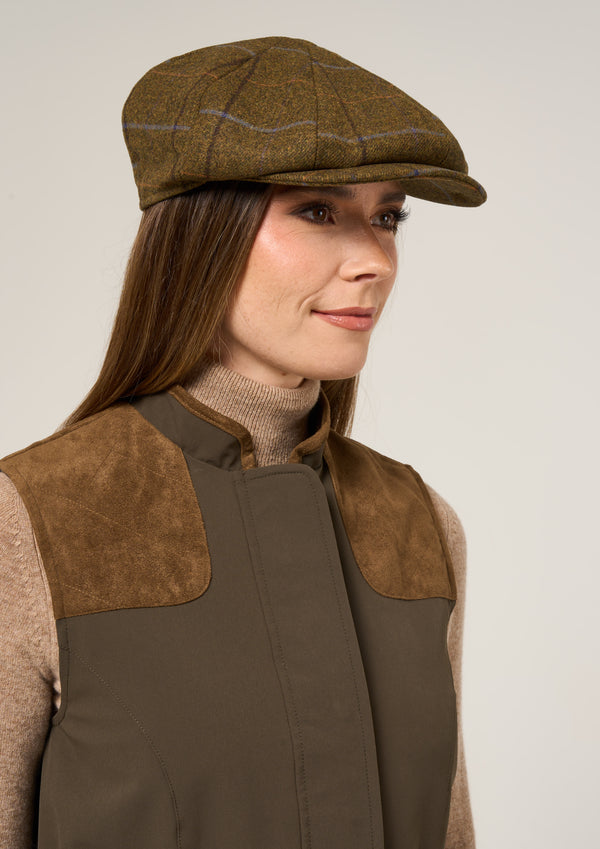 Alan Paine Lockwood Ladies Shooting Waistcoat In Olive