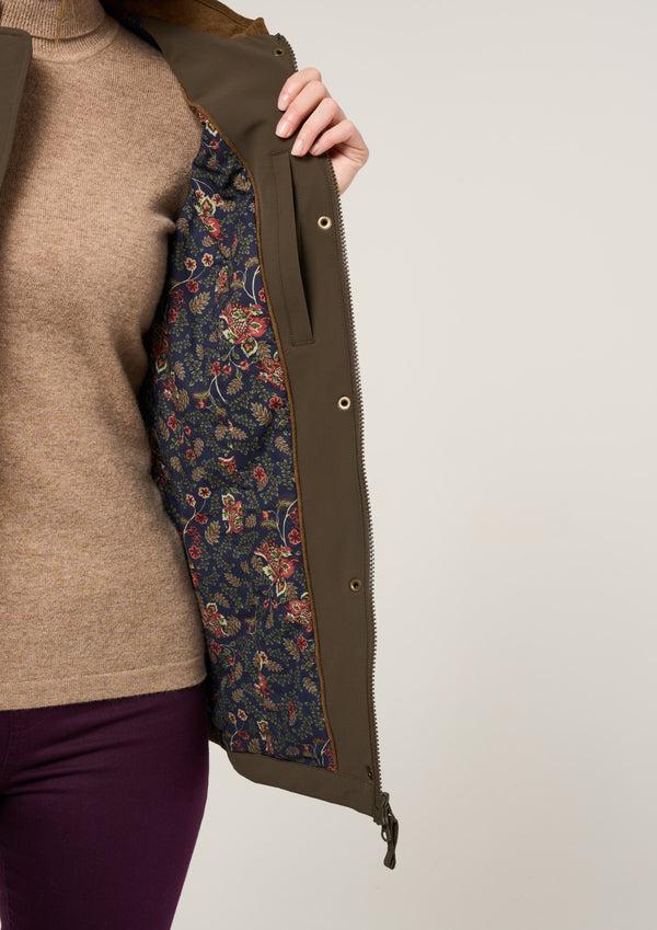 Alan Paine Lockwood Ladies Shooting Waistcoat In Olive