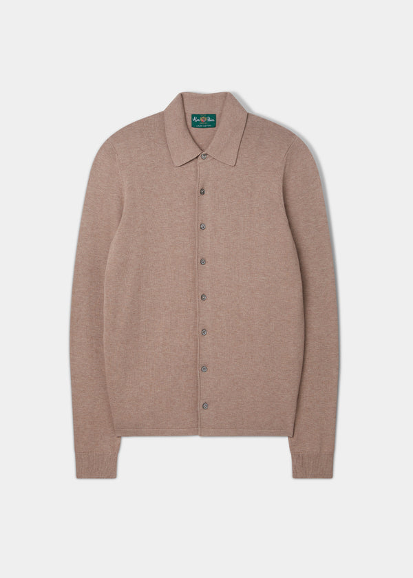 alan paine Medstead Men's Long Sleeve Shirt In Coffee