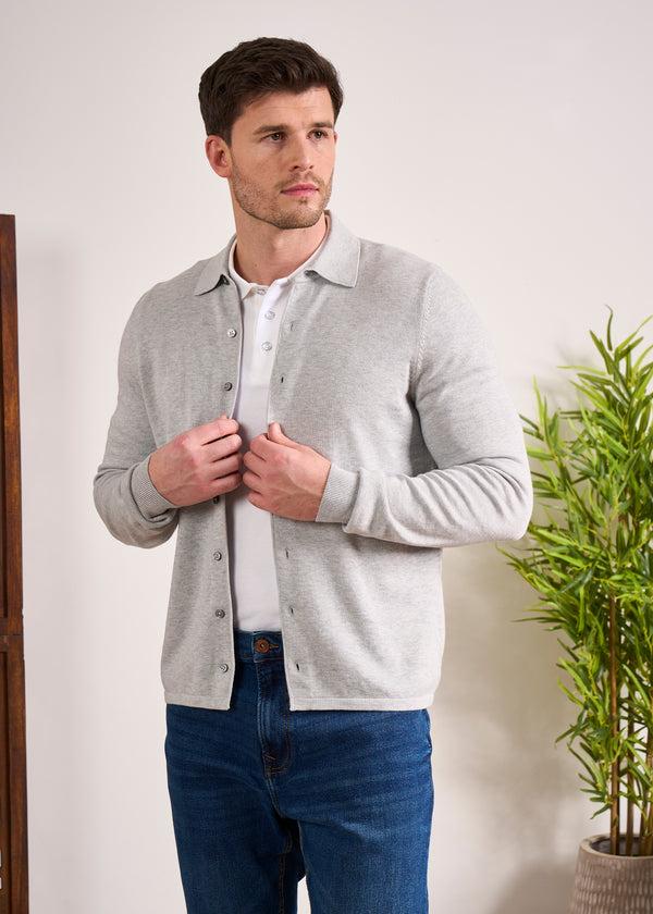 Alan Paine Medstead Men's Long Sleeve Shirt In Dove