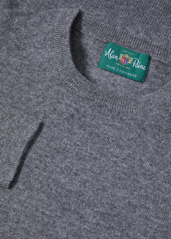 Alan Paine Melfort Cashmere Jumper In Derby - Regular Fit