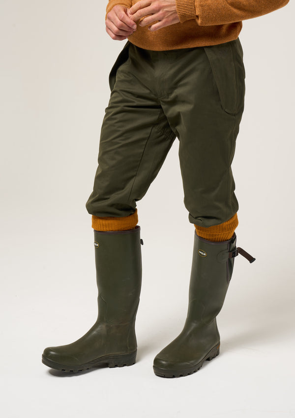 Alan Paine Milwood Men's Waterproof Shooting Breeks In Olive